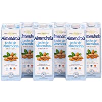 Los mejores  - Almendrola - Bebida Vegetal de Almendras Original - Caja de 6 x 1L